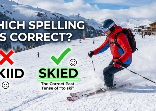 Skiid or Skied: Which Spelling Is Correct?