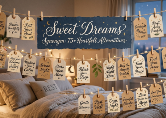 Sweet Dreams Synonym: 75+ Heartfelt Alternatives