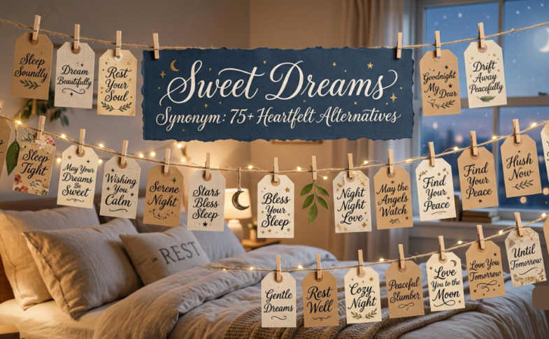 Sweet Dreams Synonym: 75+ Heartfelt Alternatives