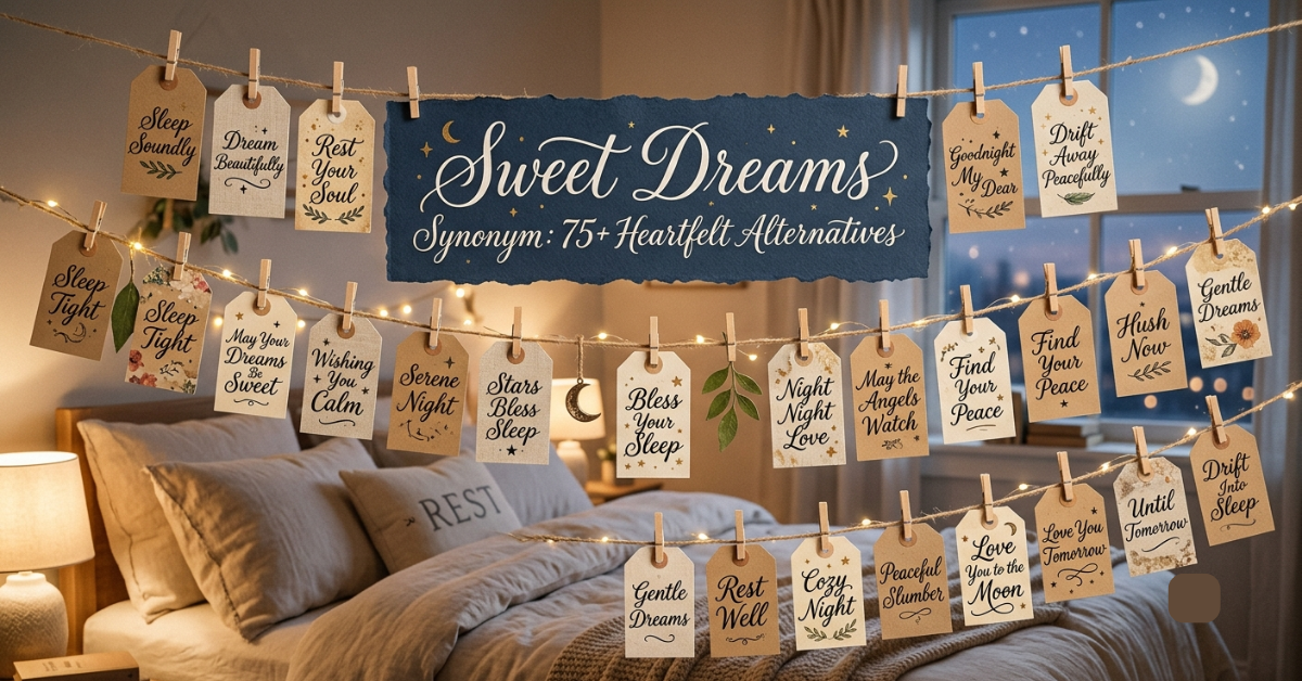 Sweet Dreams Synonym: 75+ Heartfelt Alternatives
