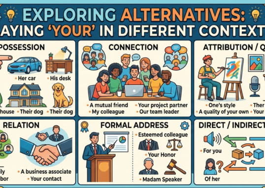 Synonyms of Your: Best Alternatives for Every Situation