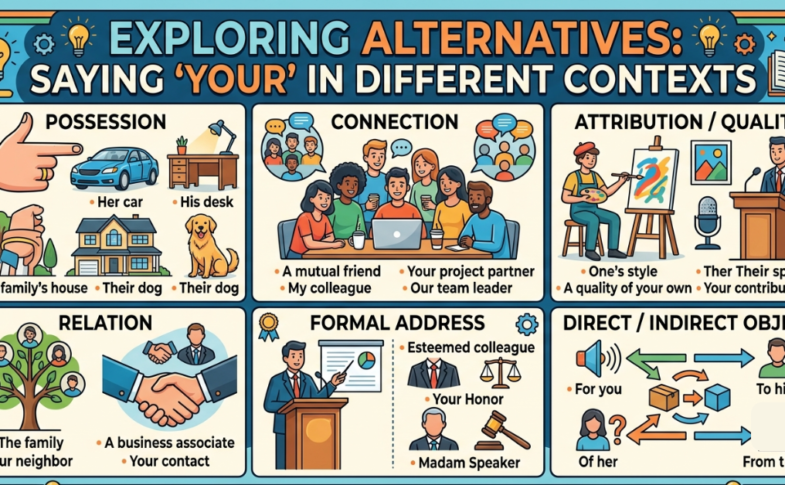 Synonyms of Your: Best Alternatives for Every Situation