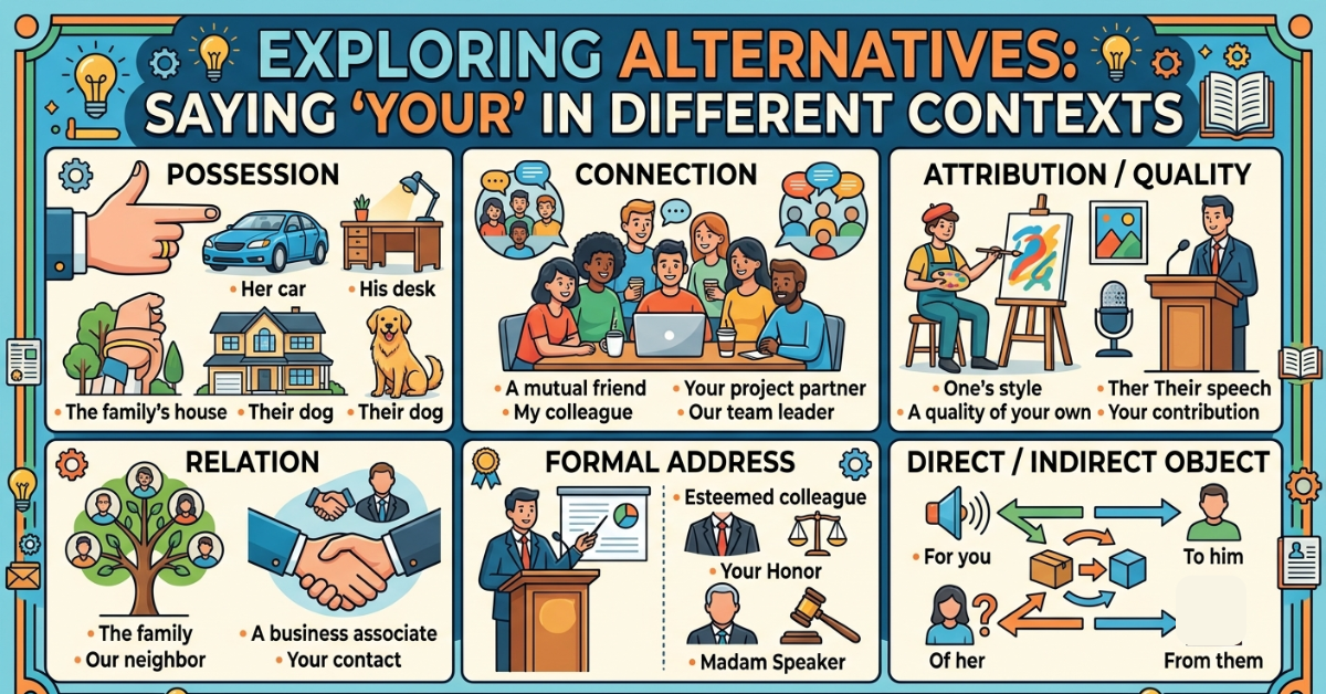 Synonyms of Your: Best Alternatives for Every Situation