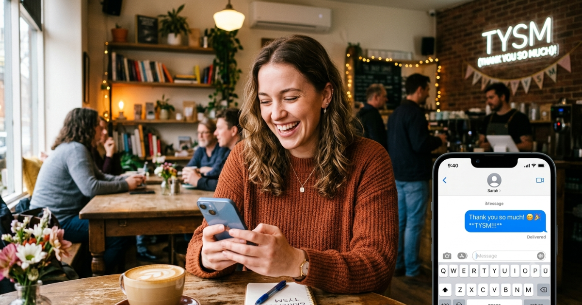 TYSM Meaning in Text: What It Means and How to Use It