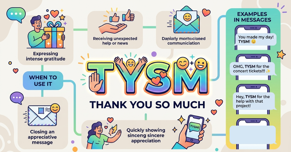 TYSM Meaning in Text: What It Stands For and How to Use It