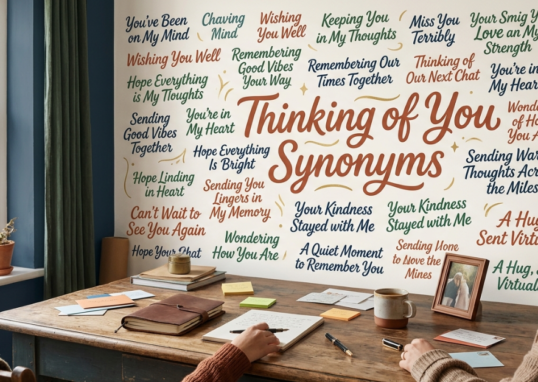 Thinking of You Synonyms: 100+ Meaningful Alternatives