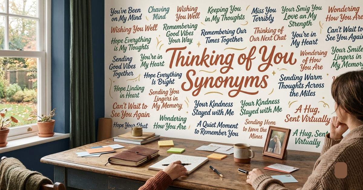 Thinking of You Synonyms: 100+ Meaningful Alternatives