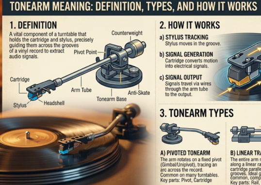 Tonearm Meaning: Definition, Types, and How It Works