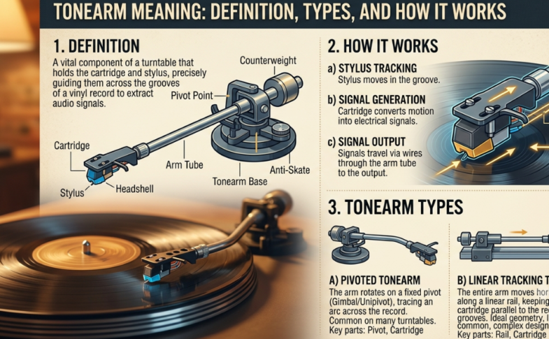 Tonearm Meaning: Definition, Types, and How It Works