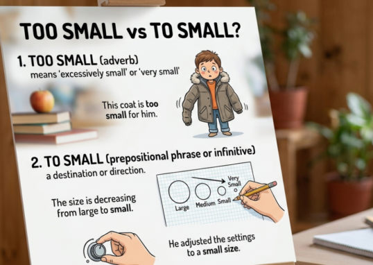 Too Small or To Small? The Correct Usage Explained
