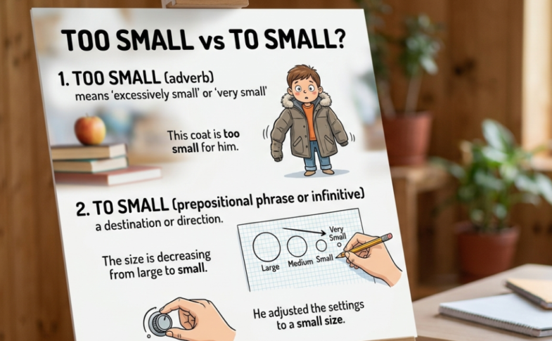Too Small or To Small? The Correct Usage Explained