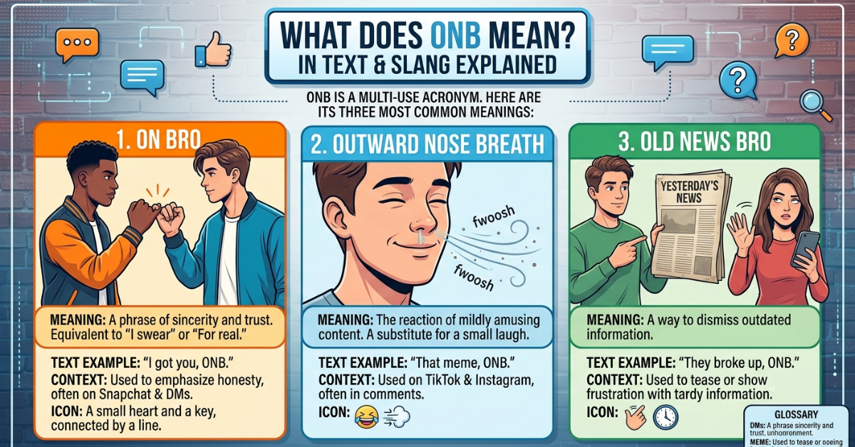 What Does ONB Mean in Text & Slang Explained