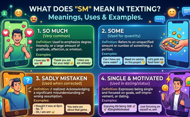 What Does SM Mean Texting? Meanings, Uses & Examples