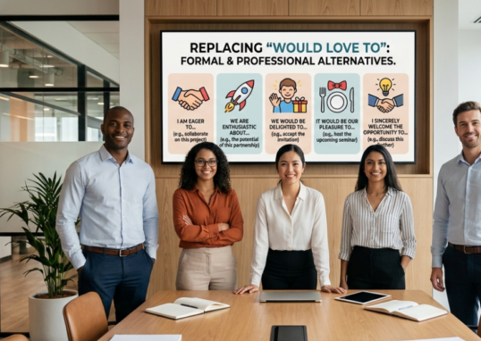 Would Love to Synonym: Formal, Professional Options