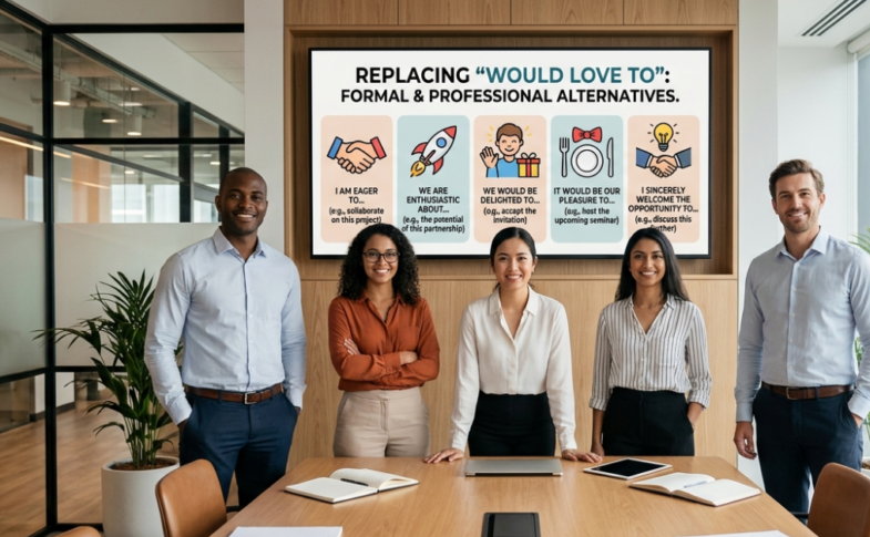 Would Love to Synonym: Formal, Professional Options