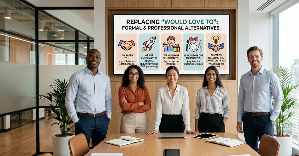 Would Love to Synonym: Formal, Professional Options