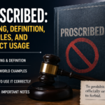 Proscribed