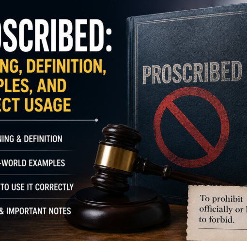 Proscribed