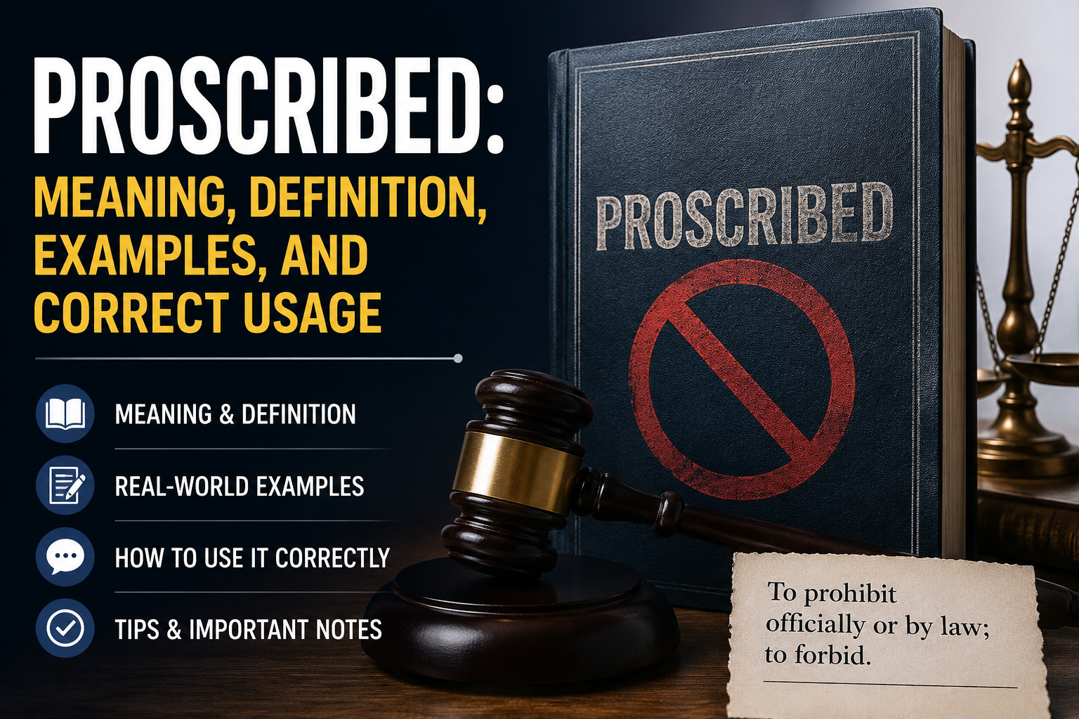 Proscribed