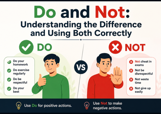 Do and Not