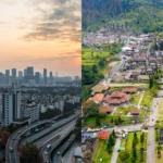 city vs town