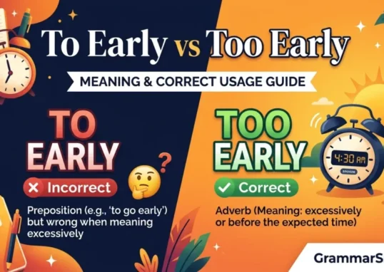 too early or to early