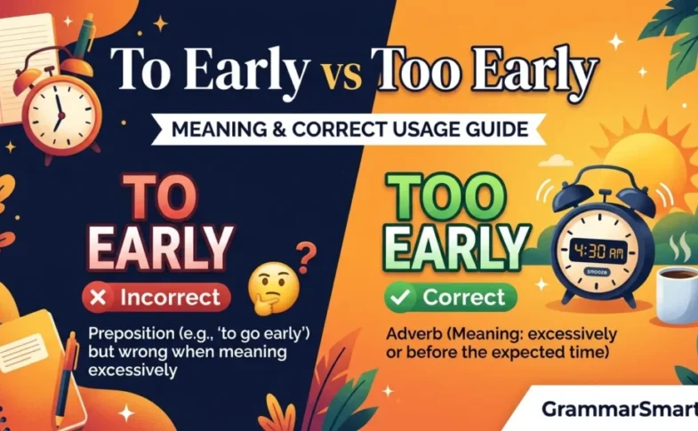 too early or to early