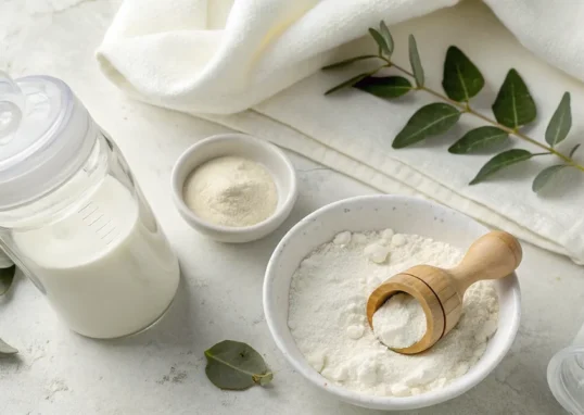 Organic baby milk formula