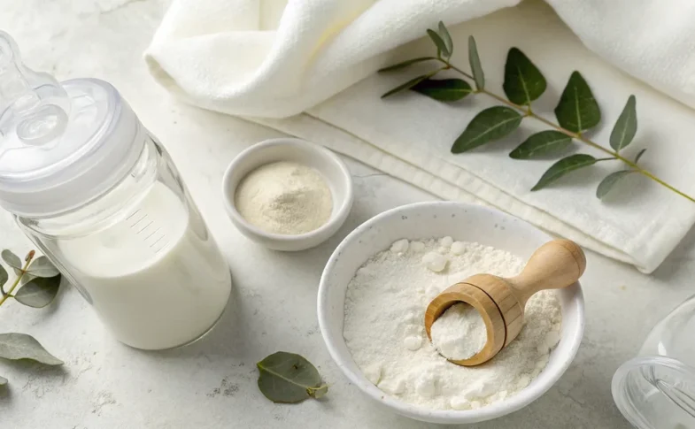 Organic baby milk formula