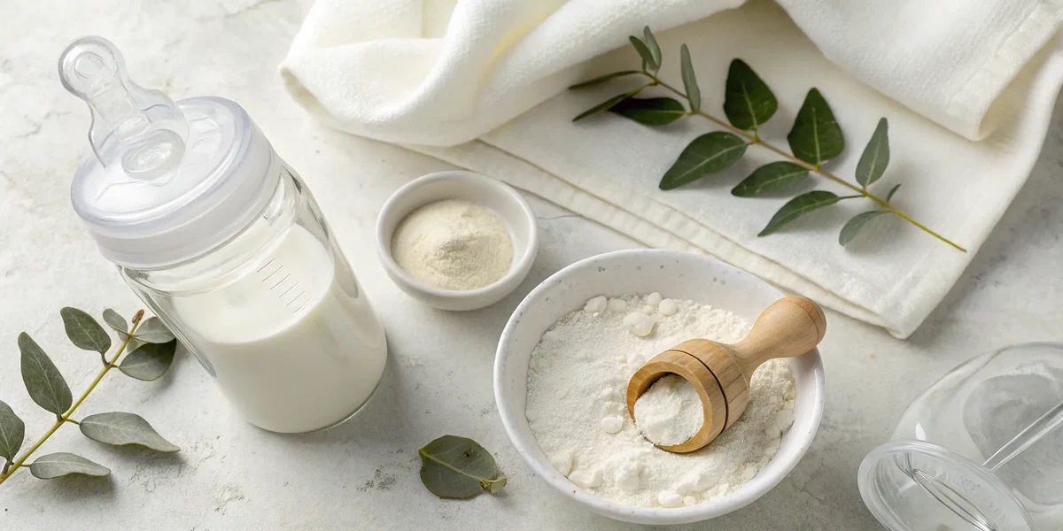 Organic baby milk formula