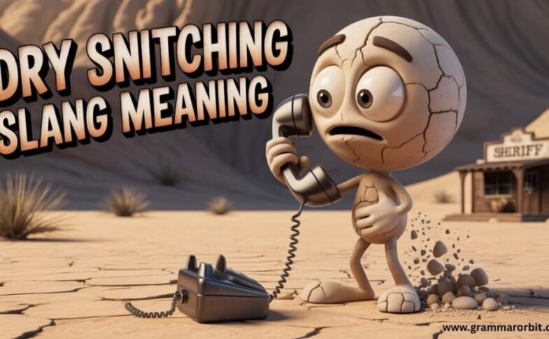dry snitching