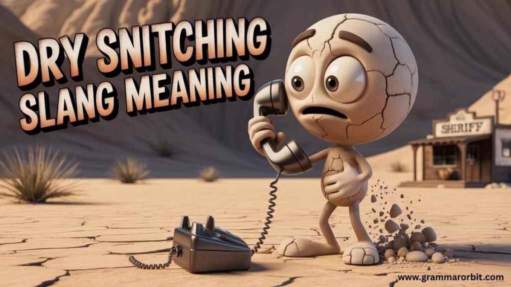 dry snitching