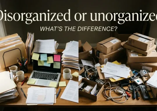 unorganized or disorganized