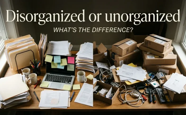 unorganized or disorganized