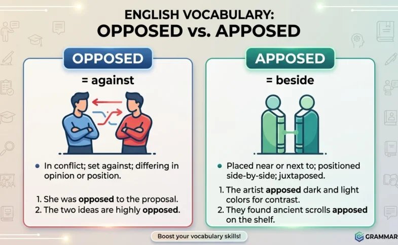 apposed